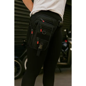 Motosiklet Bel Bacak Çantası Taktikal 4 Gözlü Su Geçirmez