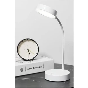 Neo Vista Şarjlı Dokunmatik 3 Kademe 20 LED Çalışma Okuma Işığı Flexible Berlin Masa Lambası Beyaz
