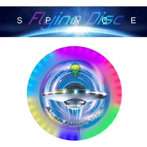 Rgb LED Işıklı Şarjlı Karanlıkta Parlayan Uçan Disk Frizbi
