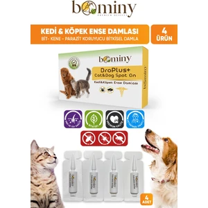 Kedi Köpek Dış Parazit Ense Damla Hijyen Tüy ve Deri Bakımı 4 Adet 1 Ml Dış Parazit 