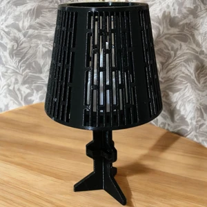 Minimal Abajur Şeklinde Mumluk ( LED Mum Dahildir )