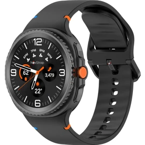Novstrap Samsung Galaxy Watch 8 40MM 44MM Classic 46MM ile Uyumlu Kordon Lansman Silikon Kayış