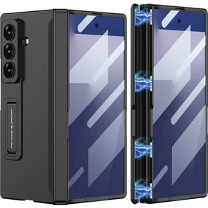 Samsung Galaxy Z Fold 7 Kılıf Manyetik Ayrılabilen Gizli Standlı Magnet Sade Premium Kapak