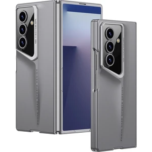 Samsung Galaxy Z Fold 7 Kılıf Kamera Korumalı Arkası Dalgalı Lens Çevresi Parlak Sert Procase