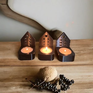 3'lü Mumluk Set (Led Mum Dahildir)