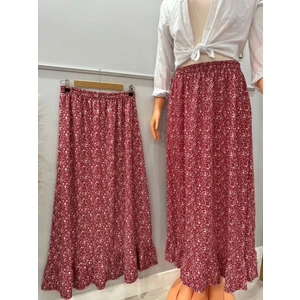 Fırfırlı Gofre Kumaş Etek