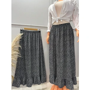 Fırfırlı Gofre Kumaş Etek