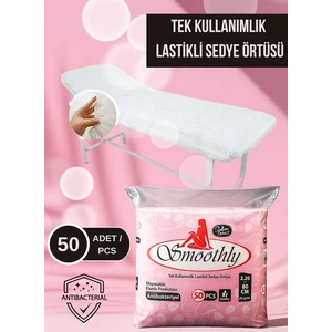 Tek Kullanımlık Lastikli Sedye Örtüsü 50 Adet - 80X220 cm | & Dayanıklı