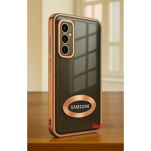 Galaxy A56 Kılıf Köşeleri Renkli Şeffaf Kamera Korumalı Silikon Luxury Kapak