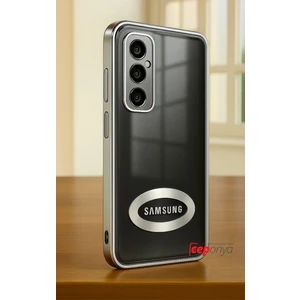 Galaxy A56 Kılıf Köşeleri Renkli Şeffaf Kamera Korumalı Silikon Luxury Kapak