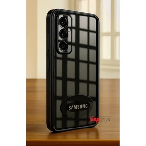 Galaxy A56 Kılıf Köşeleri Renkli Şeffaf Kamera Korumalı Silikon Luxury Kapak