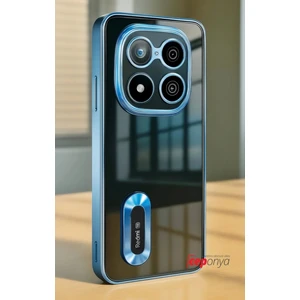 Redmi Note 14 Pro 5g Kılıf Köşeleri Renkli Şeffaf Kamera Korumalı Silikon Luxury Kapak