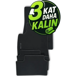 Renault Clio 5 2024 Uyumlu Velur Halı Paspas Takımı - Kalın ve Şık