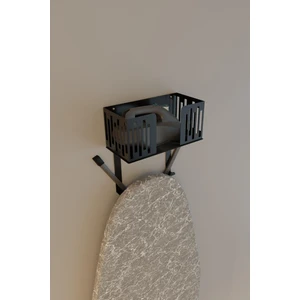 Siyah Duvara Monte Ütü ve Ütü Masası Tutucu, Organizer, Ütü ve Ütü Masası Askısı MT111S