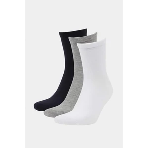Erkek Dikişsiz 3'lü Bambu Soket Çorap F5314AXNS
