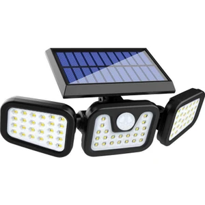 74 LED Güneş Enerjili Hareket Sensörlü 3 Taraflı Solar Bahçe Aydınlatma Lambası Sokak Lambası