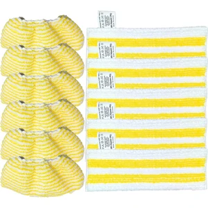 11PCS Buharlı Paspas Bezleri Karcher Easyfix Sc2 Sc3 Sc4 Sc5 Elektrikli Süpürge Parçaları Mikrofiber Paspas Ped (Yurt Dışından)