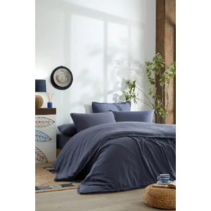 Sofia Çift Kişilik Lastikli Çarşaf Müslin Nevresim Takımı