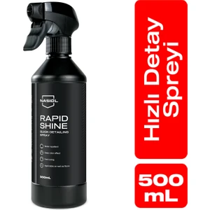Rapidshine Araç Nano Detay Spreyi-Derin Renk Efekti-Showroom Parlaklığı-6 Ay Dayanım-500ml