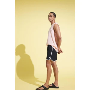 Regular Fit Esnek Dokulu Kısa Boy Deniz Şortu D9631AX25HS