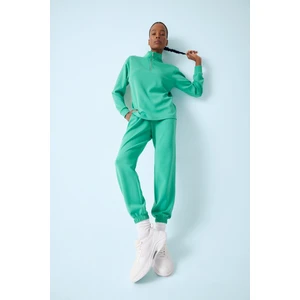 DeFactoFit Sporcu Jogger İnce Eşofman Altı Standart Fit Modal Çift Cepli Basic Düz B1794AX25SP