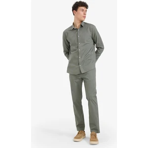 Regular Fit Normal Kesim Cepli Düz Paça Chino Pantolon D7349AX25AU