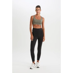 DefactoFit Toparlayıcı Yüksek Bel İçi Yumuşak Tüylü Beli Saran Basic Düz Sporcu Tayt W8206AZ25SP