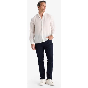 Slim Fit Dar Kesim Dar Paça Cepli Pantolon