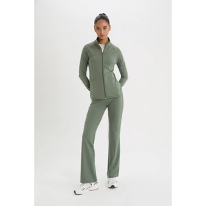 DeFactoFit Flare Fit Sporcu İnce Eşofman Altı İspanyol Paça Standart Boy Basic Düz B3988AX25SP