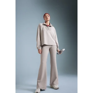DeFactoFit Flare Fit Sporcu İnce Pantolon İspanyol Paça Standart Boy Modal D0389AX24AU