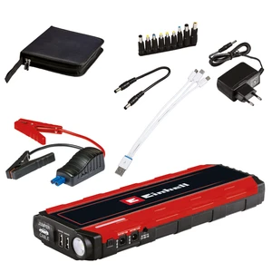 Akü Takviye-Powerbank CE-JS 18/1 (12 V, takviye, güç bankası, LiPo pil 3x6000 mAh, LED şarj durumu göstergesi, LED lamba, 12V/300A takviye, USB Micro/Mini/Type C dahil) - 1091531