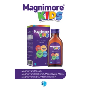 Kids Magnezyum 200 ml Pidolat Bisglisinat Sitrat Malat Vitamin B6