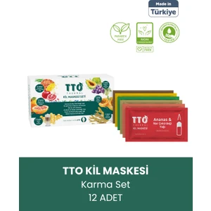 Thermal Kil Maskesi Canlandırıcı Etkiyle Cilt Bakımı 12 Adet Farklı Maske Seçeneği