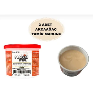 Mobilya Ahşap Tamir Macunu 200GR 2 Adet Akçaağaç