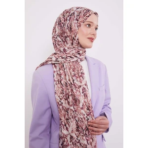 Pembe Batik Desen Pamuk Şal