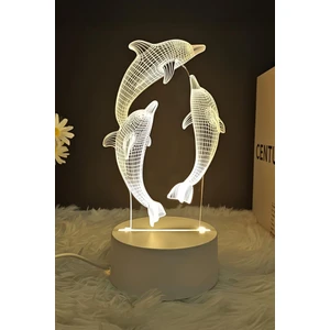 Yunus Şekilli Dekoratif Masa Lambası