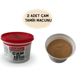 Mobilya Ahşap Tamir Dolgu Macunu Çam 200GR 2 Adet