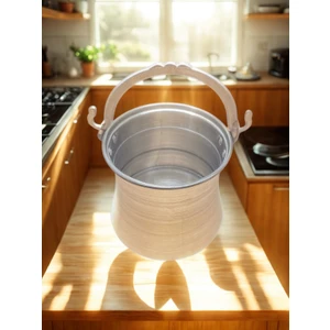 Şehzade Mutfak 1 Litre El Yapımı Alüminyum Yoğurt Satırı (Bakraç)