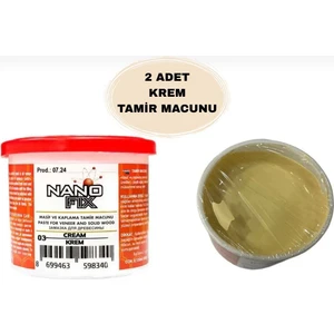 Mobilya Ahşap Tamir Dolgu Macunu Krem 2 Adet