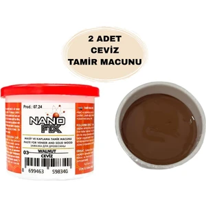Mobilya Ahşap Tamir Dolgu Macunu Ceviz 200GR 2 Adet