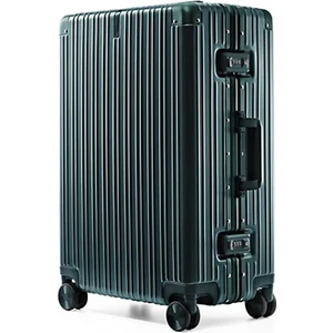 Nınetygo All-Round Guard Luggage 26" Green Çok Yönlü Koruyucu Bagaj Yeşil %100 Bayer Covestro Makrolon® Polikarbonat (Pc) Gövde ve Alüminyum-Magnezyum Alaşımlı