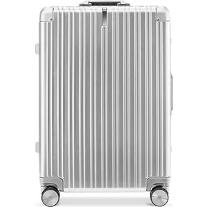 Nınetygo All-Round Guard Luggage 20" Silver Çok Yönlü Koruyucu Bagaj 20 Inç Gümüş  %100 Bayer Covestro Makrolon® Polikarbonat (Pc) Gövde ve Alüminyum-Magnezyum Alaşımlı
