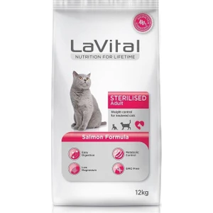 La Vital  Sterilised Somonlu Kısırlaştırılmış Yetişkin Kedi Maması 12 kg