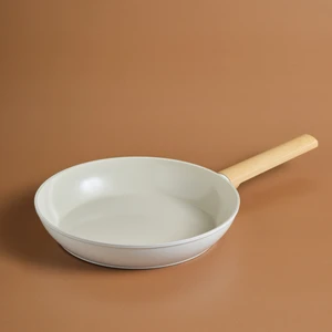 x Refika Swiss Crystal Almond Cream Indüksiyon Tabanlı Tava 28 cm