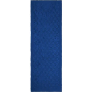 Dama Desen Mavi Naia Pamuk Şal 70x200