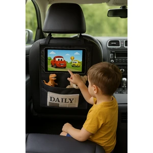 Araba Koltuk Arkası Tablet Telefon Tutucu Eşya Düzenleyici Organizer Kılıf Oto Araç Içi