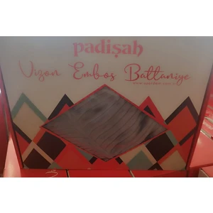 Padişah Vizon Embos Tek Kişilik Kutulu Battaniye 155*215