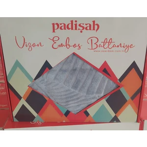 Padişah Vizon Embos Tek Kişilik Kutulu Battaniye 155*215