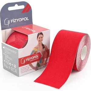 New Product Kinezyo Tape Band 5 Metre x 5 cm Kırmızı Renk, Kinesio Sporcu Bandı