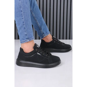 Soft Siyah Günlük Sneaker Erkek Ayakkabısı Ortopedik Tabanlı M801